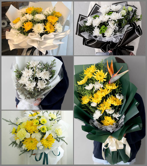 海南海口市美兰区灵山镇桥东村白事花束代送